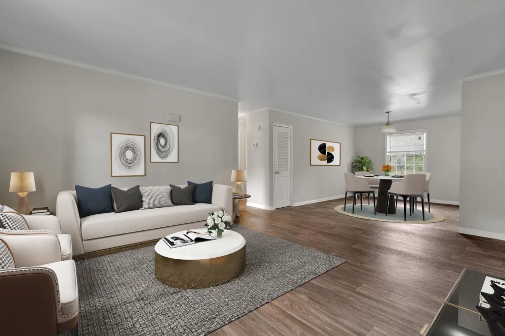 living room at Briarcliff located in Milledgeville, GA