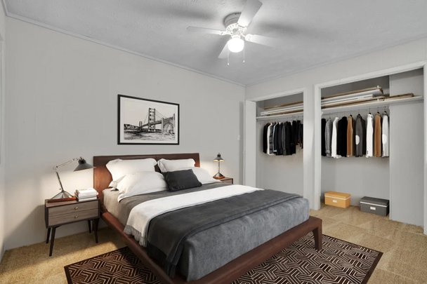 bedroom at Briarcliff located in Milledgeville, GA